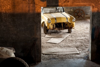 Magazyn w starej przetwórni ryb - Islandia