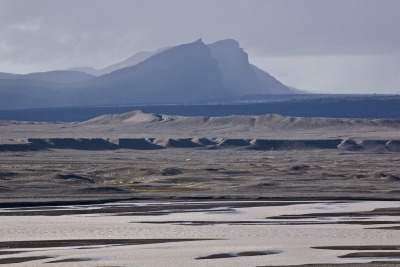 Rzeka z lodowca - Islandia