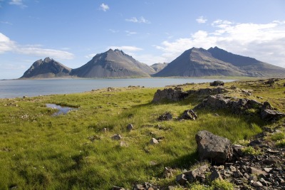 Wybrzeże koło Hofn - Islandia