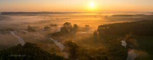 Dolina Drwęcy w panoramie